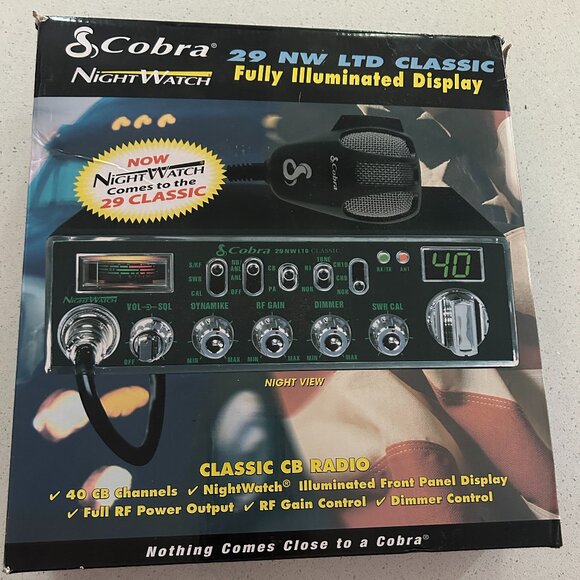 CB Radio Cobra 29 NW Nightwatch pro setup 18w pep peak tune swing kit vpwr - Picture 1 of 7
